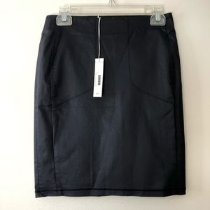 3x1 Mid-Rise Coated Pencil Skirt - Made in NYC!
